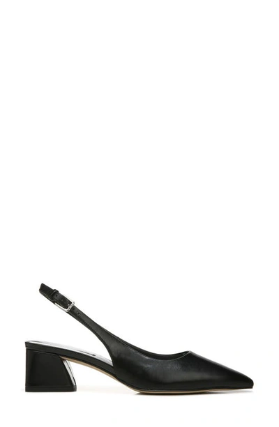 Franco Sarto Racer Slingback Pointed Toe Pump In Black