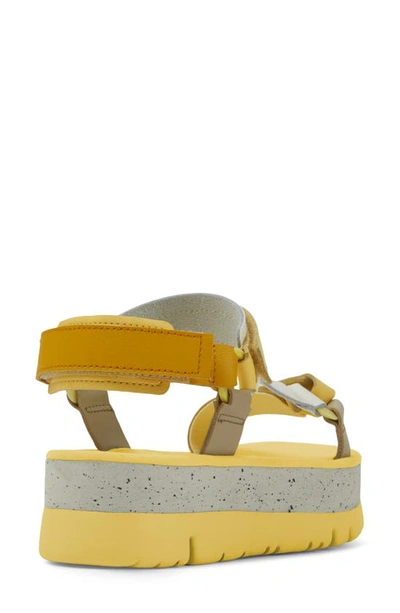 Shop Camper Oruga Up Sport Sandal In Yellow Multicolor