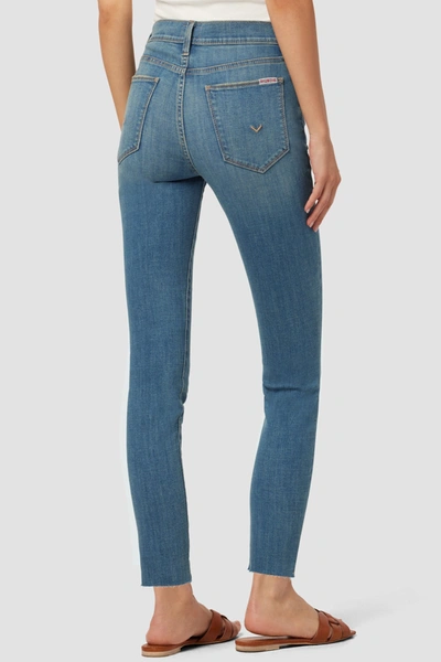Shop Hudson Blair High-rise Super Skinny Crop Jean In Blue