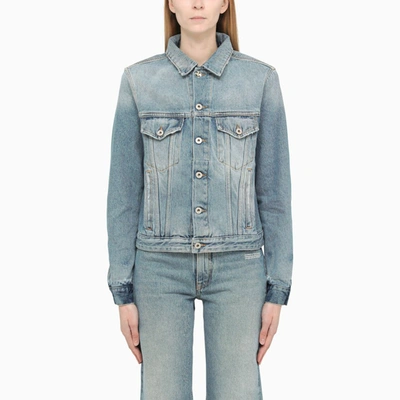 Shop Off-white Blue Denim Jacket