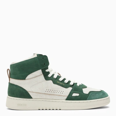Shop Axel Arigato | White And Green Dice Hi Sneakers
