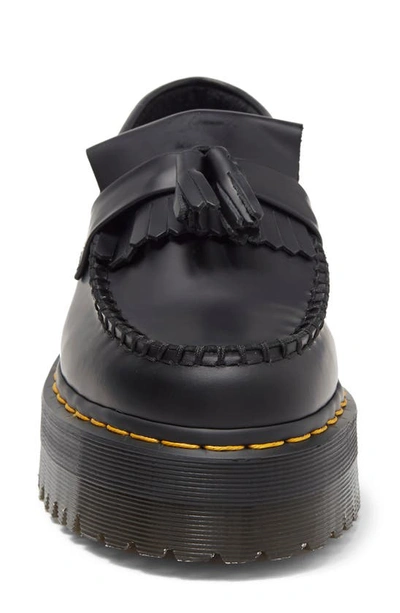 Shop Dr. Martens' Adrian Quad Tassel Loafer In Black Polished Smooth