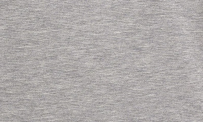 Robert Graham Polaris Embroidered Skull Quarter Zip Pullover In Heather Grey