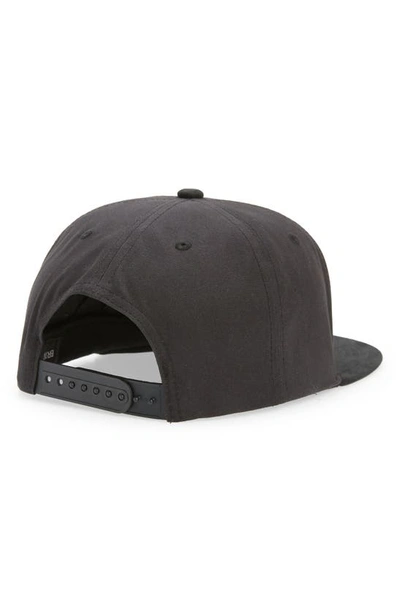 Shop Brixton Oath Iii Snapback Baseball Cap In Black/ Black/ Black