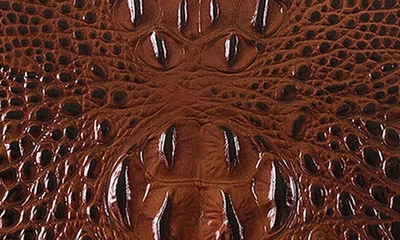 Brahmin Medium Asher Melbourne Embossed Leather Tote In Pecan