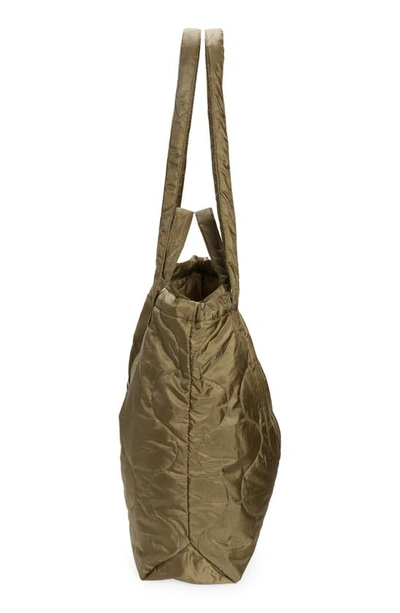 R13 OVERSIZE QUILTED TOTE 