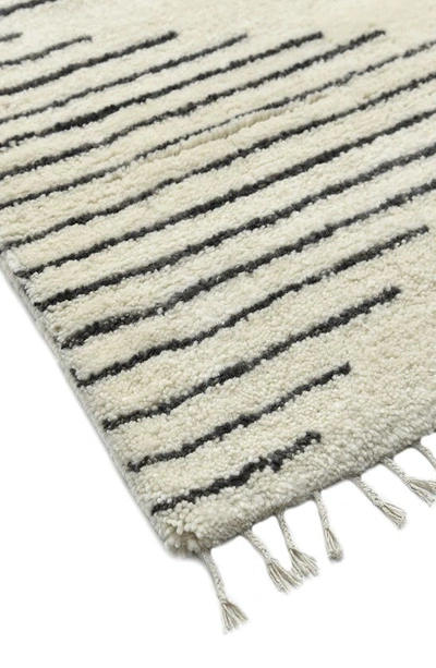 Shop Solo Rugs Bernie Wool Blend Area Rug In Parchment