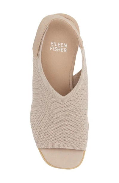 Shop Eileen Fisher Cue Knit Sandal In Blush