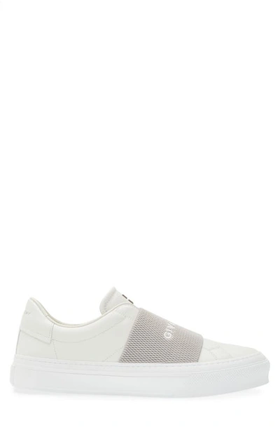 Shop Givenchy City Court Slip-on Sneaker In White/ Grey