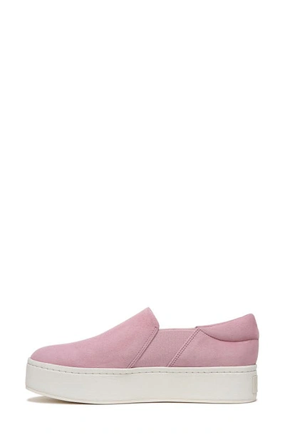 Shop Vince Warren Platform Slip-on Sneaker In Pink Sand