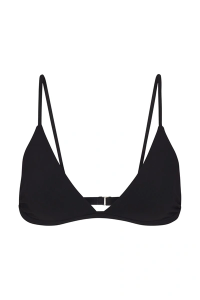 Shop Anemos Classic Triangle Bikini Top In Black