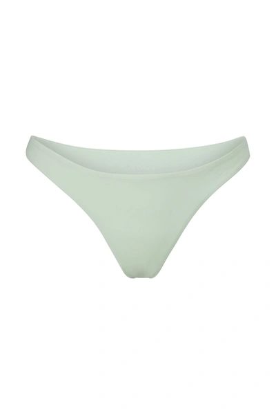 Shop Anemos The Eighties High-cut Bikini Bottom In Celadon