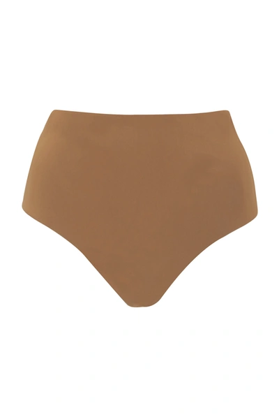 Shop Anemos High-waist Bikini Bottom In Sandstone
