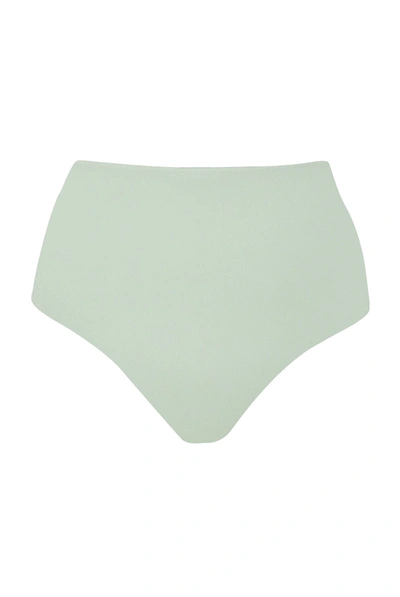 Shop Anemos The High-waist Bikini Bottom In Celadon