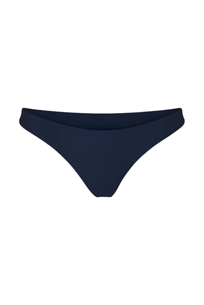 Shop Anemos Hipster Classic-cut Bikini Bottom In Navy