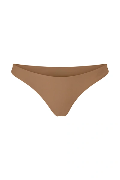 Shop Anemos Hipster Classic-cut Bikini Bottom In Sandstone