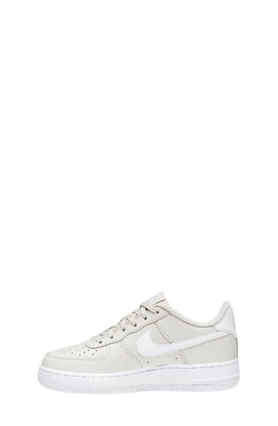 Shop Nike Kids' Air Force 1 Sneaker In Light Bone/ White