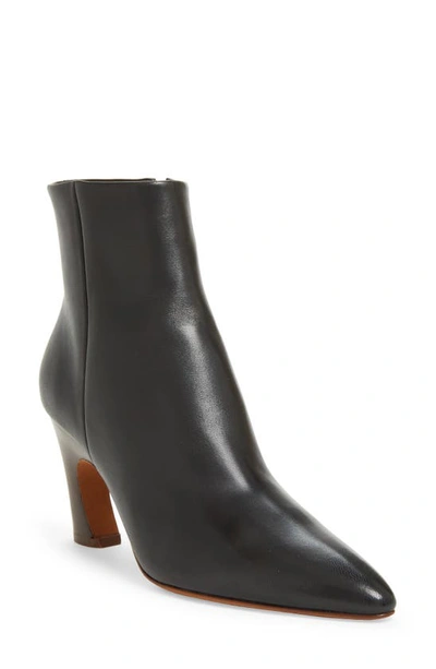 Shop Chloé Oli Pointed Toe Bootie In Black