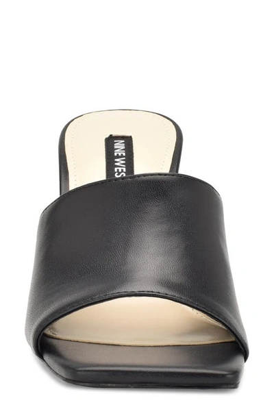 Shop Nine West Rovah Wedge Sandal In Black 001