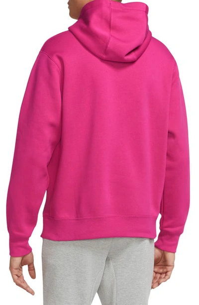 Shop Nike Sportswear Club Hoodie In Active Pink/ White