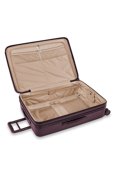 Shop Briggs & Riley Sympatico 30-inch Large Expandable Spinner Packing Case In Matte Plum