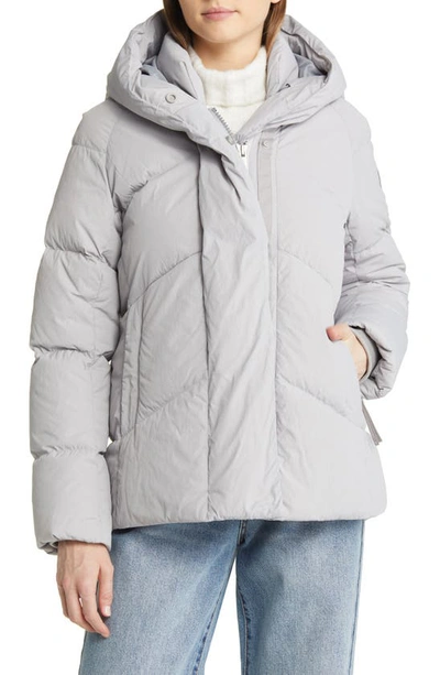 Shop Canada Goose Marlow Water Repellent 750 Fill Power Down Jacket In Moonstone Grey-pdl Gris