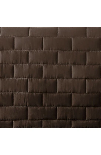 Southshore Fine Linens Brickyard Quilt Set In Brown