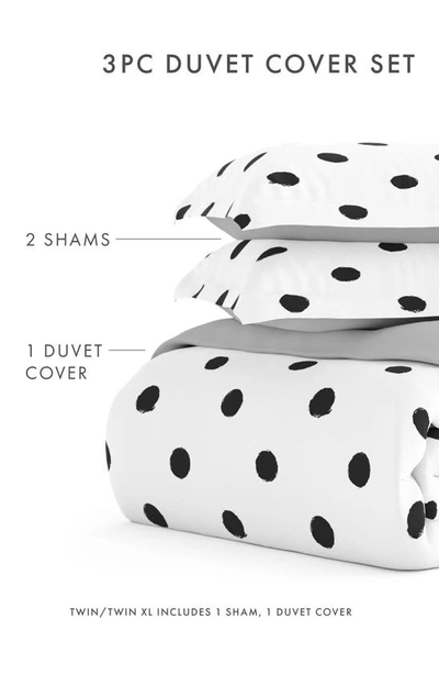 Shop Homespun Home Spun Home Collection Ultra Premium Duvet Set In Light Gray