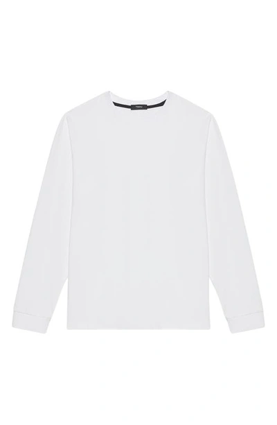 Shop Theory Rider Long Sleeve T-shirt In White - 100