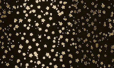 Shop Nike Kids' Foil Confetti Hoodie In Black/ Metallic Gold