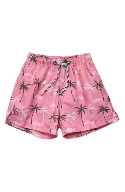 Shop Snapper Rock Palm Recycled Blend Volley Board Shorts In Pink