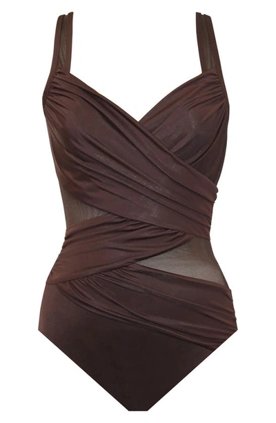 Miraclesuit Network Madero One-piece Swimsuit In Sumatra Brown