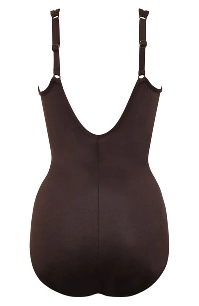 Shop Miraclesuit Network Madero One-piece Swimsuit In Sumatra Brown