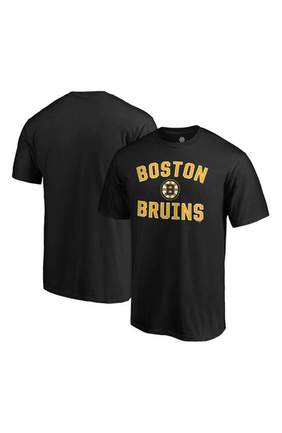 Shop Fanatics Branded Black Boston Bruins Team Victory Arch T-shirt