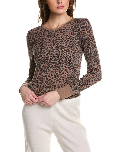 Shop Michael Stars Palmer Cropped Top In Brown