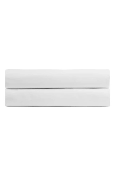 Shop Parachute Brushed Cotton Fitted Sheet In White
