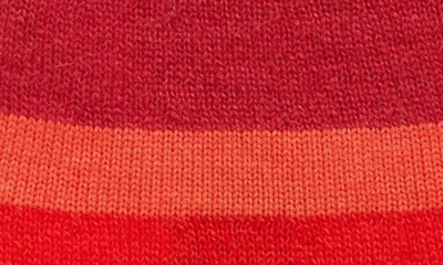 Shop Wales Bonner Mixed Stitch Stripe Merino Wool & Mohair Blend Beanie In Multi