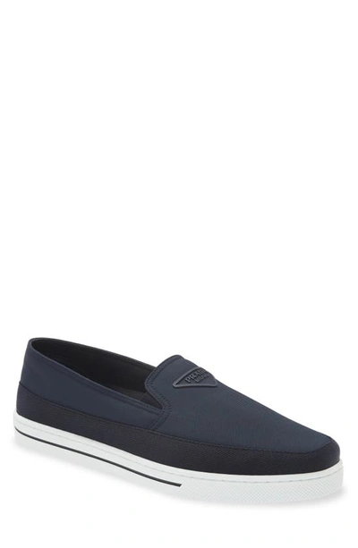 Shop Prada Cannes Slip-on Sneaker In Oltremare