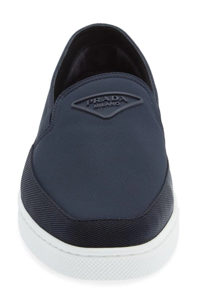 Prada Slip-on-sneaker Aus Re-nylon In Oltremare