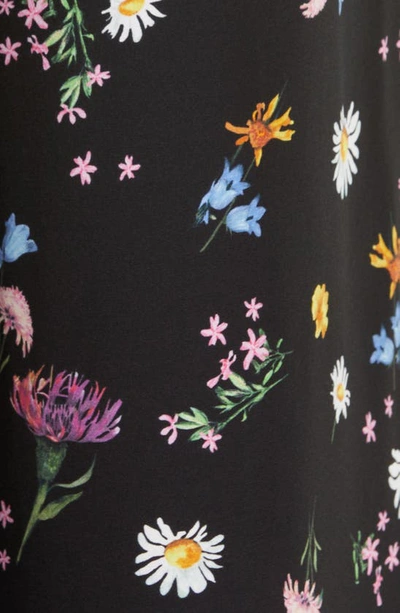Shop Stella Mccartney Ditsy Floral Wide Leg Silk Pants In 8475 - Multicolor