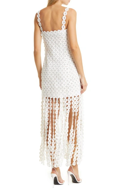 Shop Jonathan Simkhai Jaycee Circle Lace Maxi Dress In White