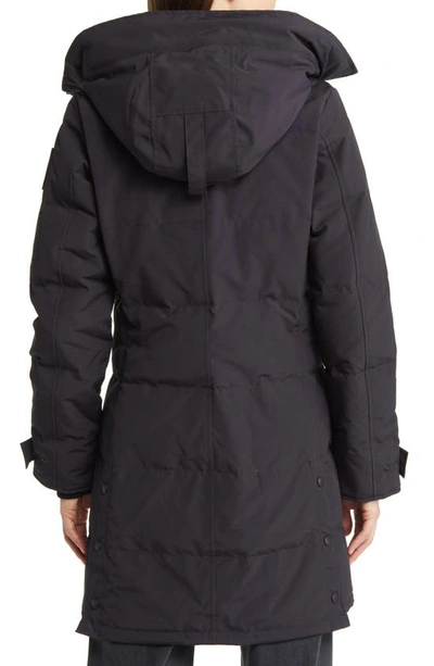 Shop Canada Goose Shelburne Water Resistant 625 Fill Power Down Parka In Navy - Marine