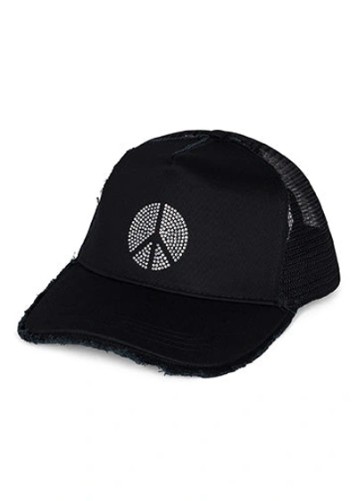 Lauren Moshi Jilly Crystal Peace In Black