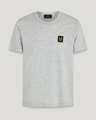 Shop Belstaff T-shirt Für Herren Cotton Jersey In Old Silver Heather