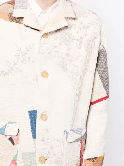 By Walid Noah Patchwork-design Jacket In Nude