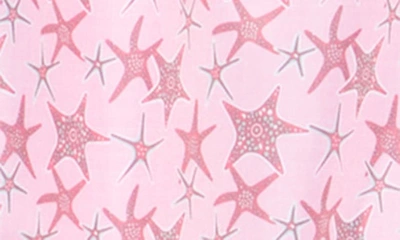 Shop Slate & Stone Lightweight 6" Swim Trunks In Pink Starfish