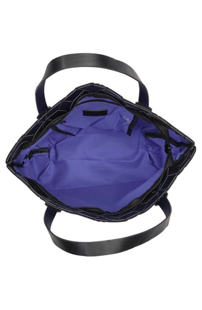 Patrizia Luca Slanted Square Geometric Tote Bag In Matte Black