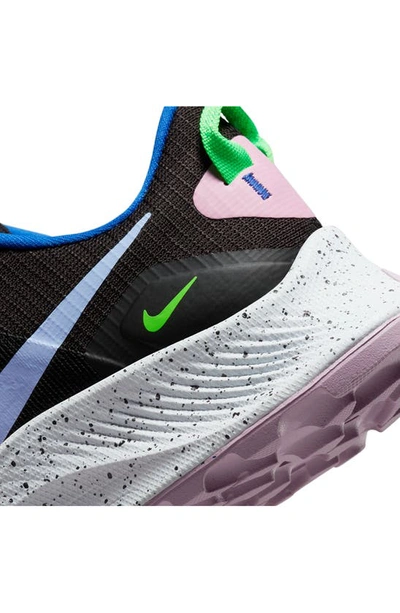Shop Nike Pegasus Trail 3 Trail Running Shoe In Black/ Light Marine/ Pink