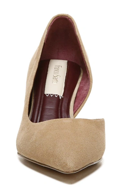 Shop Franco Sarto Tana Half D'orsay Pump In Taupe