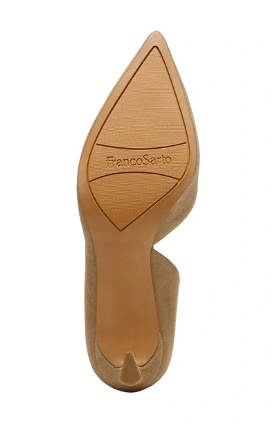 Shop Franco Sarto Tana Half D'orsay Pump In Taupe